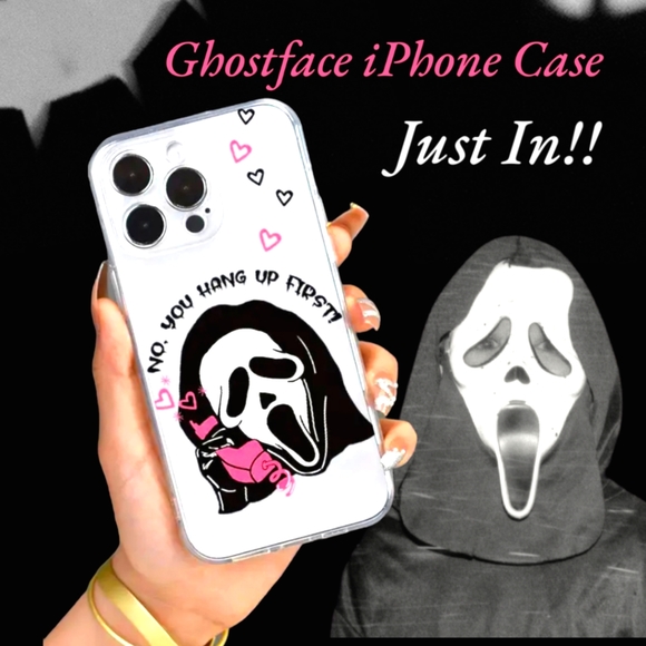 Ghostface iPhone Transparent Durable Protective Soft Cover Case!! - Picture 1 of 15